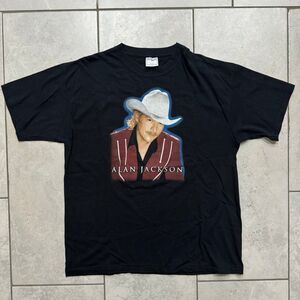 Vintage 2001 Alan Jackson Concert Tour Shirt XL Single Stitch